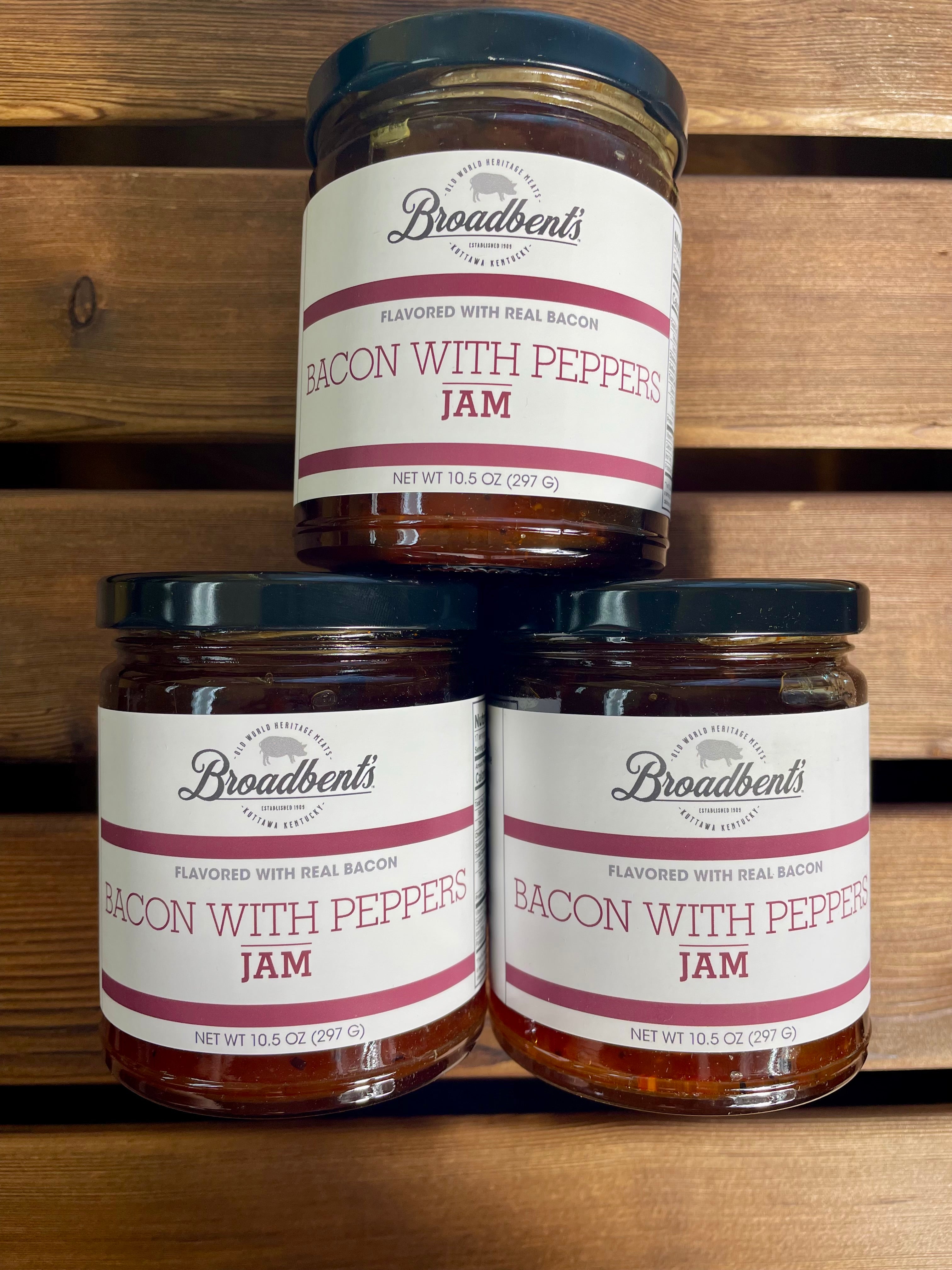 Bacon with Peppers Jam