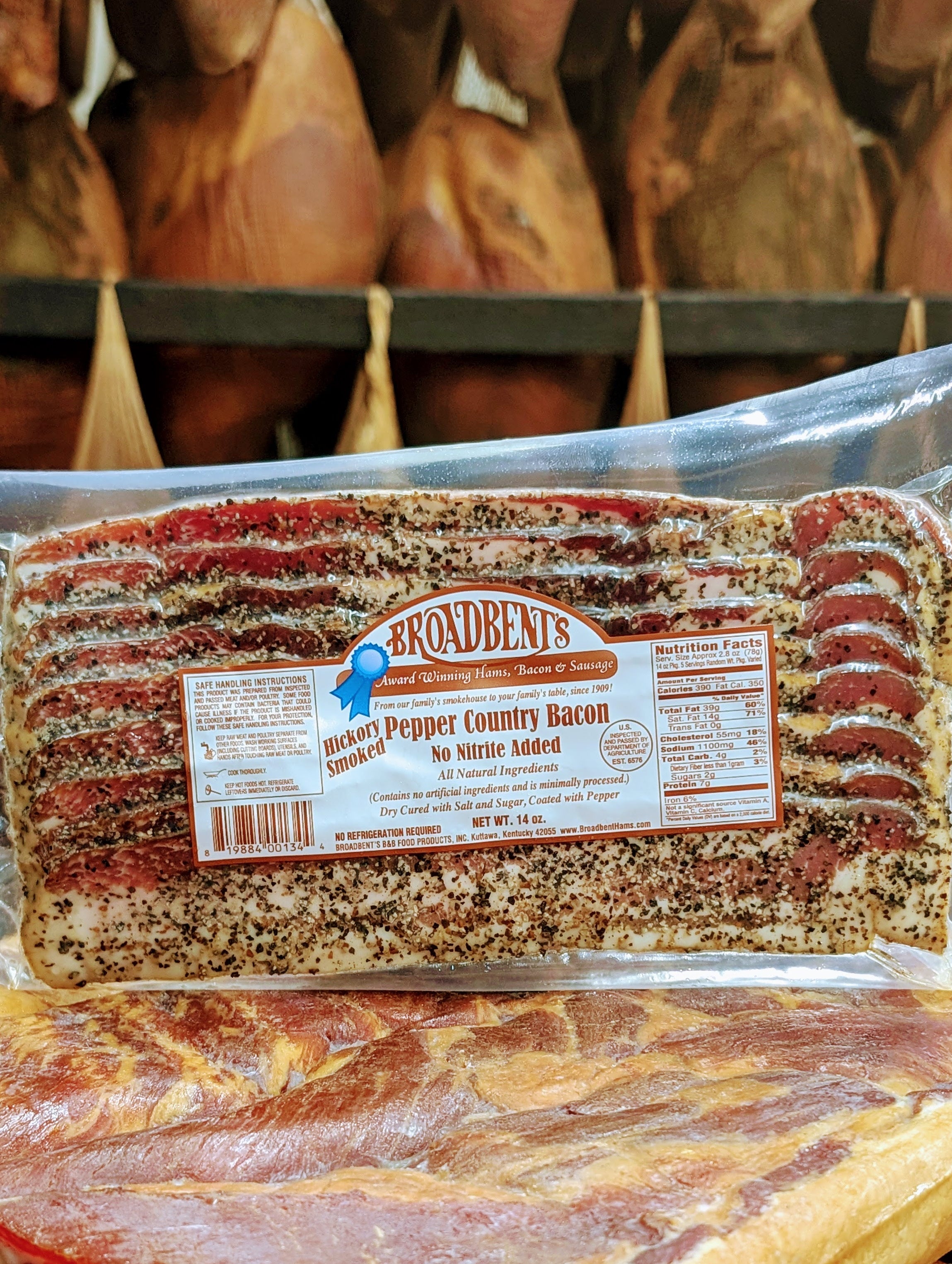 Nitrite Free Smoked Pepper Bacon