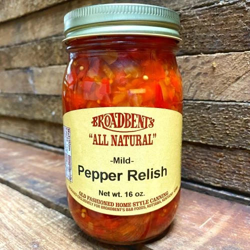 Broadbent's Sweet Pepper Relish 1-16Oz. Jar